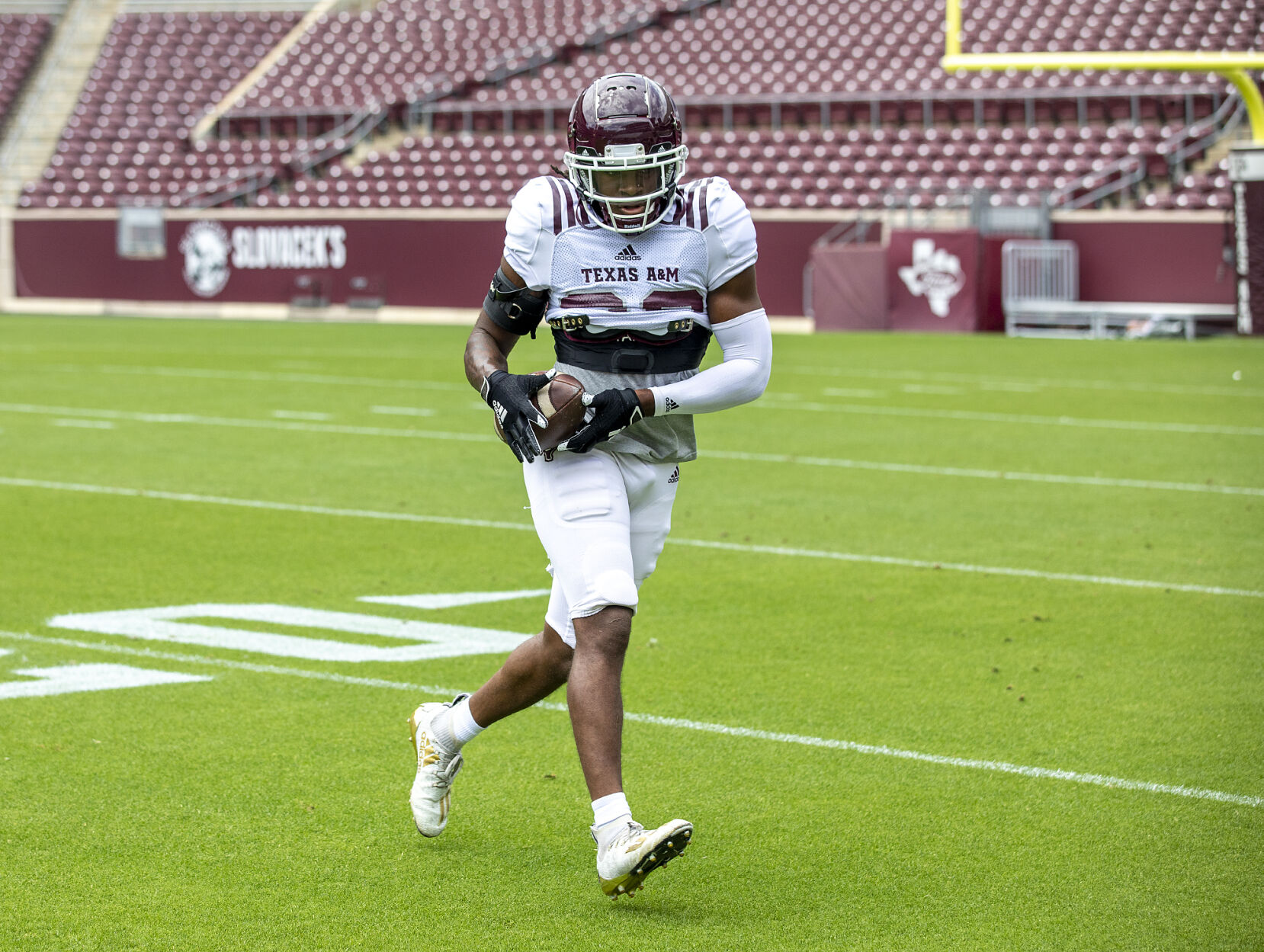 Spring football practice